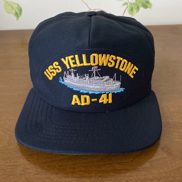 USS Yellowstone AD-41 Adjustable Cap Hat - Picture 5 of 5